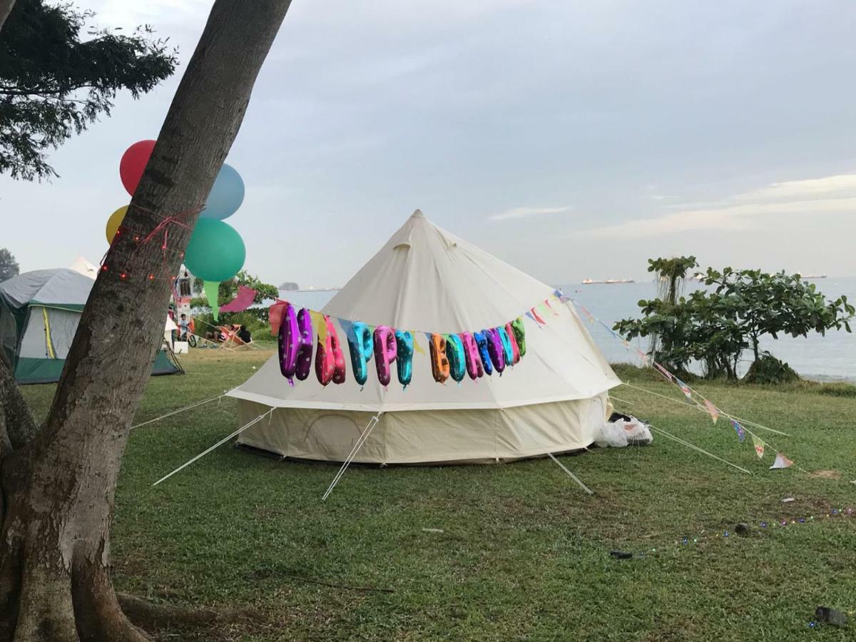 Glamping Kaki - Medium Bell Tent Singapore Eksteriør billede